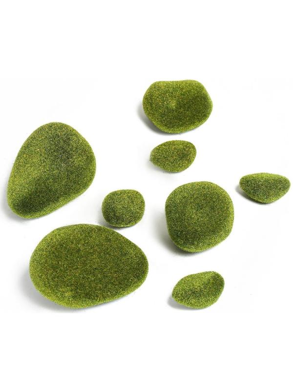 Мох искусственный «Камни», набор 8 шт.