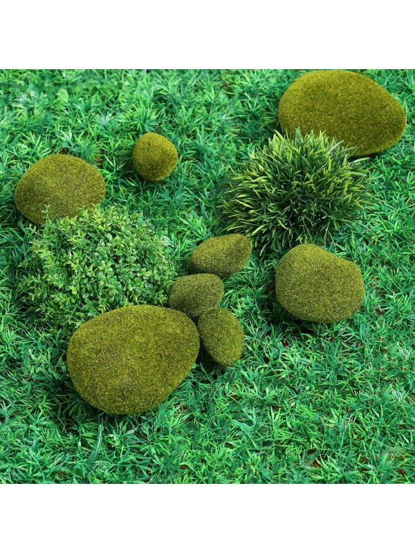 Мох искусственный «Камни», набор 8 шт.