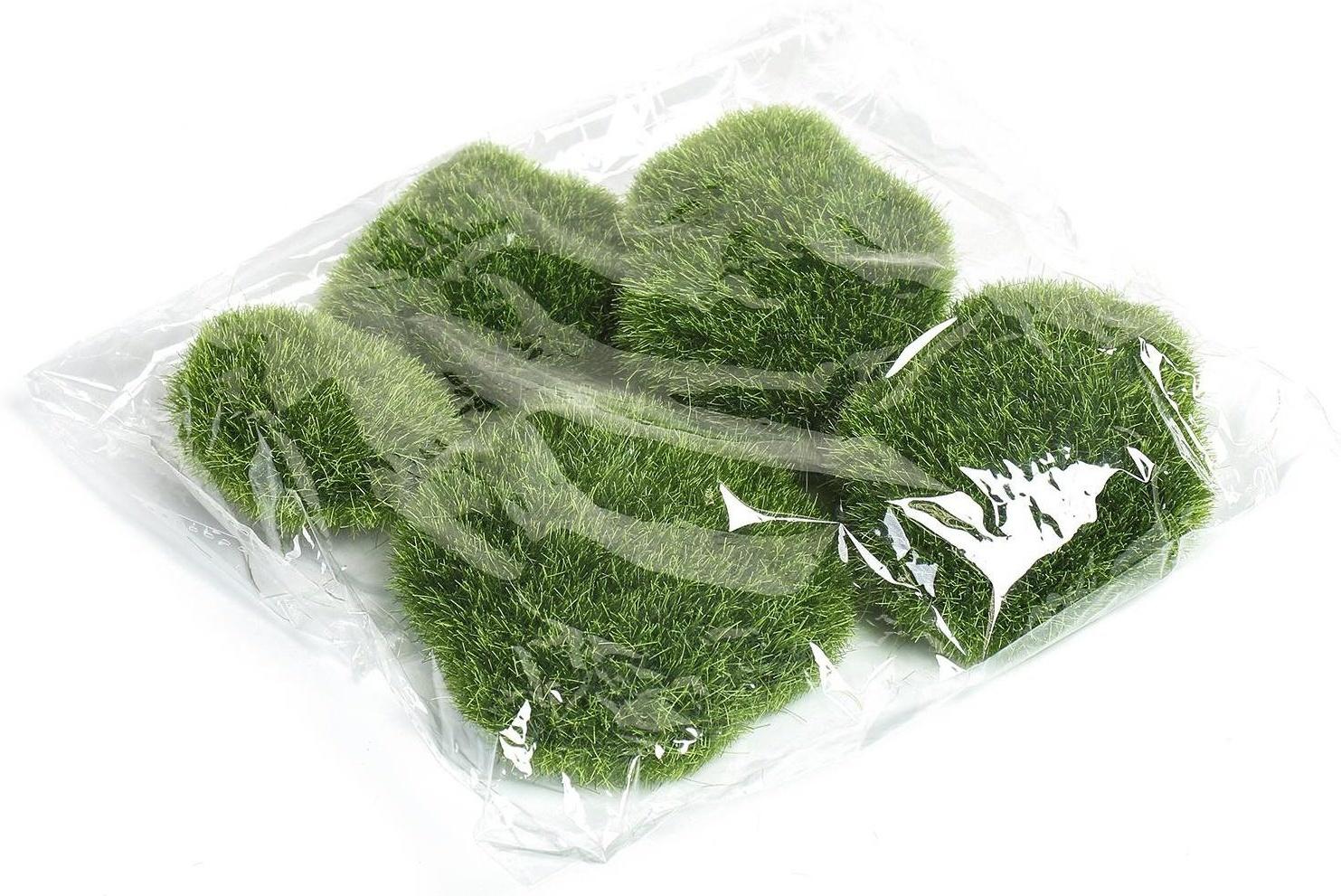 Мох искусственный «Камни», набор 5 шт.