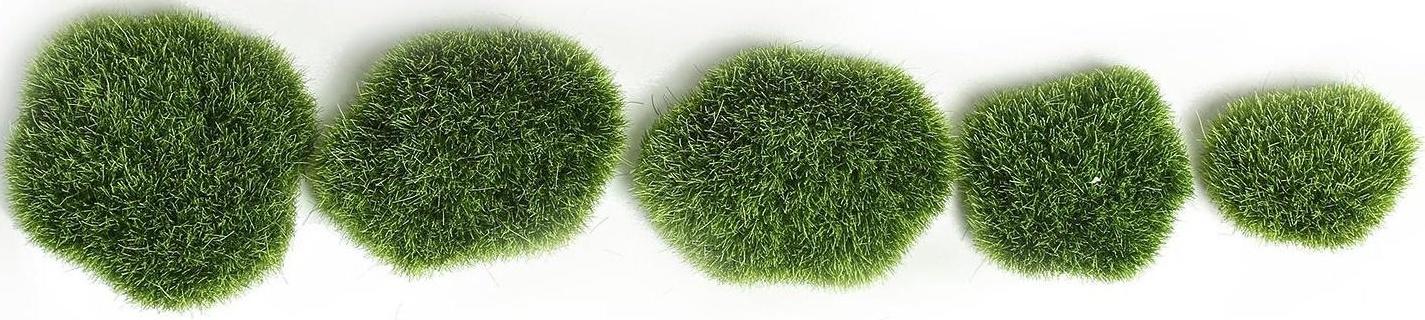 Мох искусственный «Камни», набор 5 шт.