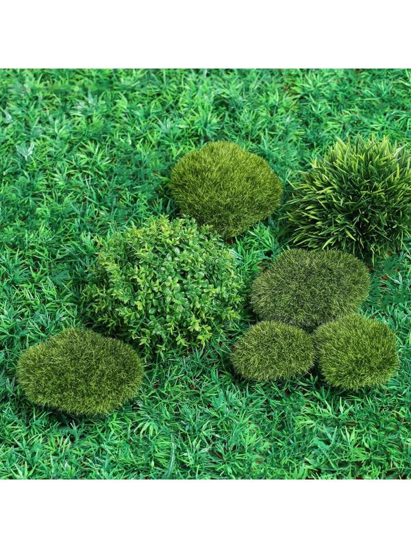 Мох искусственный «Камни», набор 5 шт.