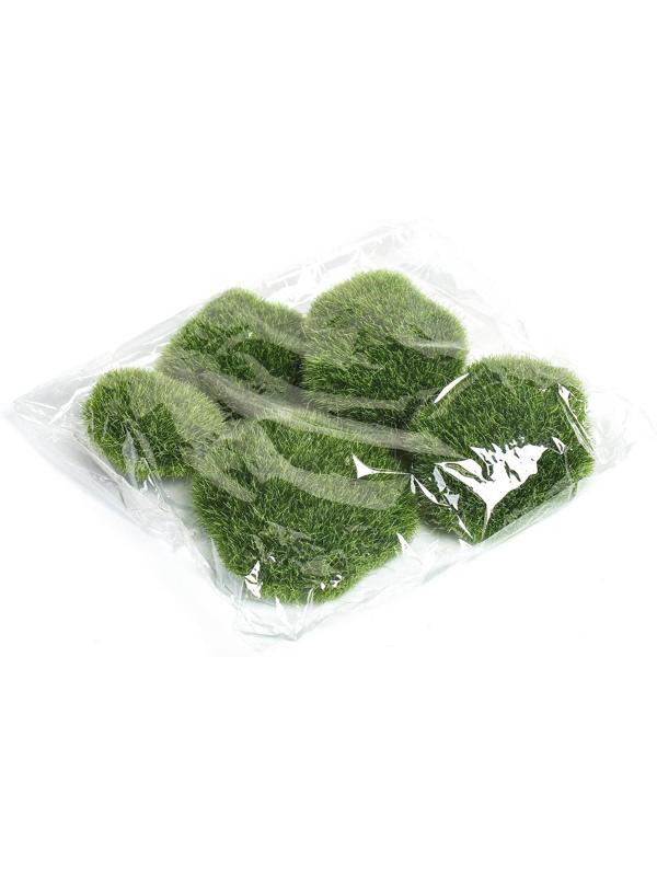 Мох искусственный «Камни», набор 5 шт.