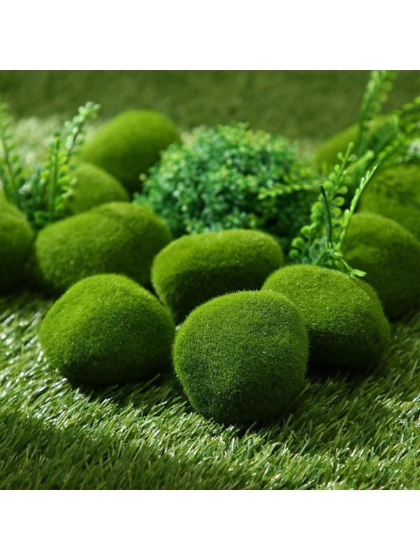Мох искусственный «Камни», набор 12 шт., Greengo