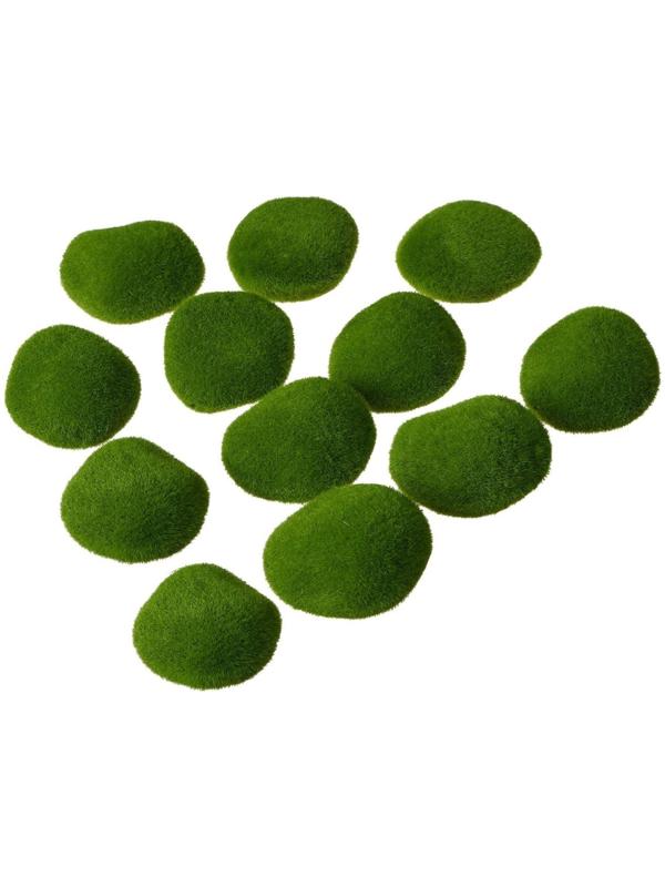 Мох искусственный «Камни», набор 12 шт., Greengo