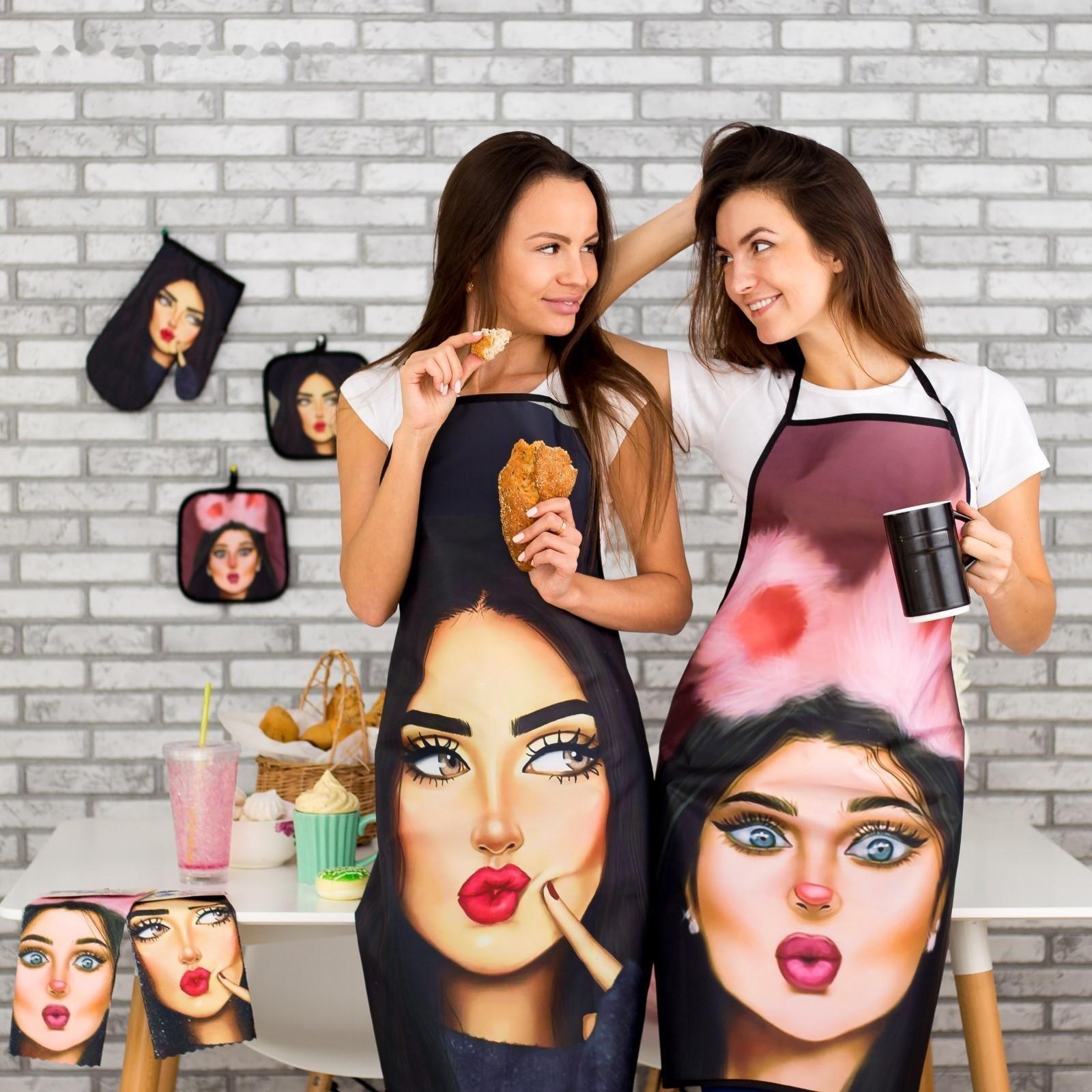 Кухонный набор 2 прихватки Этель Love Life «Пушистая» , прихватка 17х17 см, варежка 26х16 см, 100% п/э