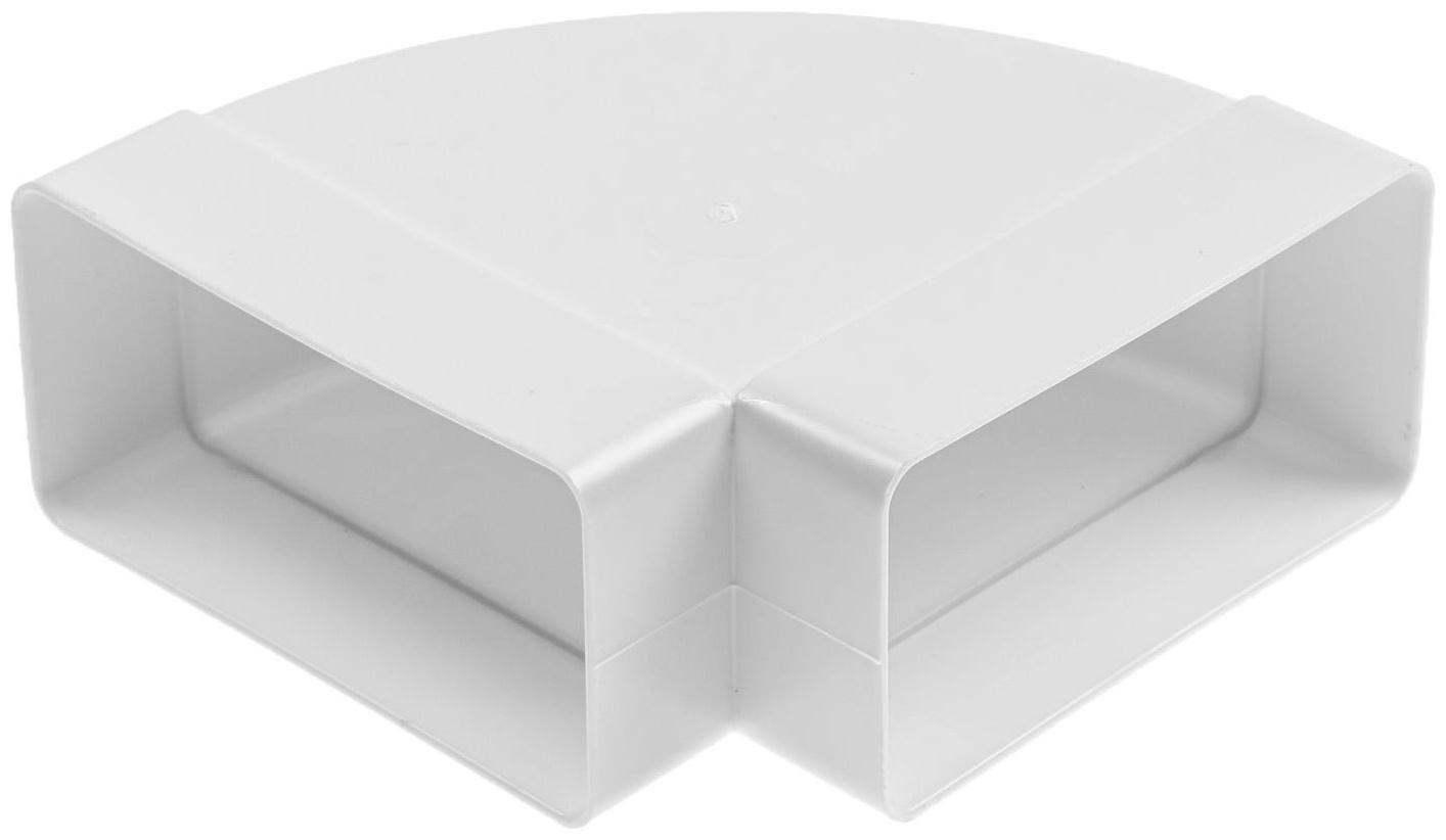 Отвод VENTS, горизонтальный, 120 х 60 мм, в упаковке