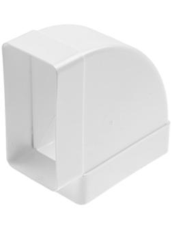 Отвод VENTS, горизонтальный, 120 х 60 мм, в упаковке