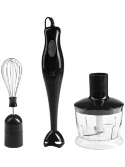 Блендер Irit IR-5509, погружной, 200 Вт, 0.6 л, 2 скорости, чёрный