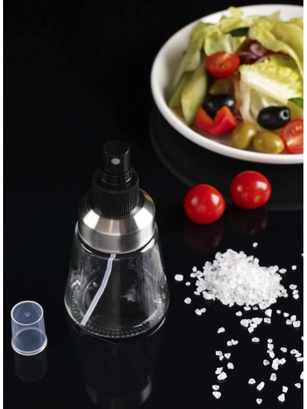 Бутыль для соусов и масла «Спрей», 125 мл, цвет прозрачный