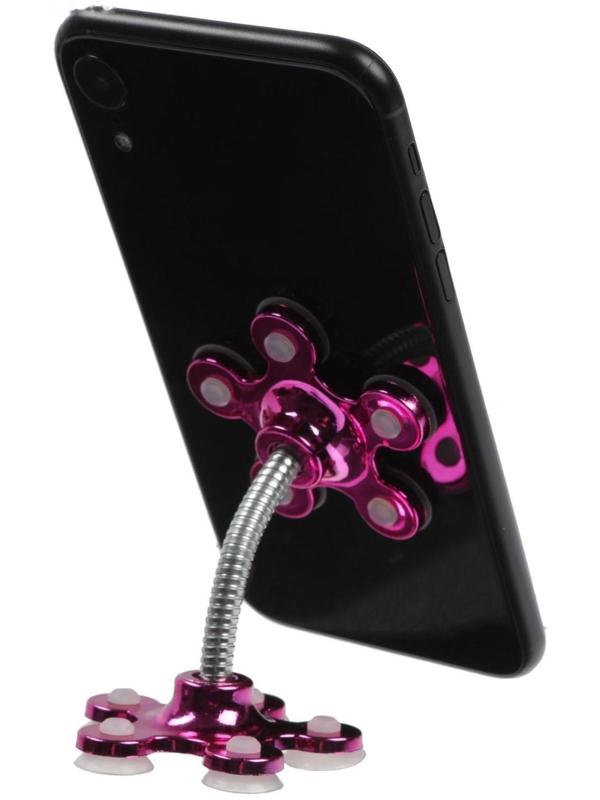 Держатель телефона на штанге 5 см, присоски 5 шт, микс