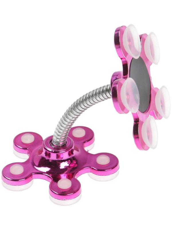 Держатель телефона на штанге 5 см, присоски 5 шт, микс