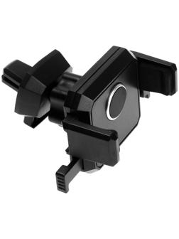 Держатель телефона в дефлектор Cartage, раздвижной 6.5-9 см, черный