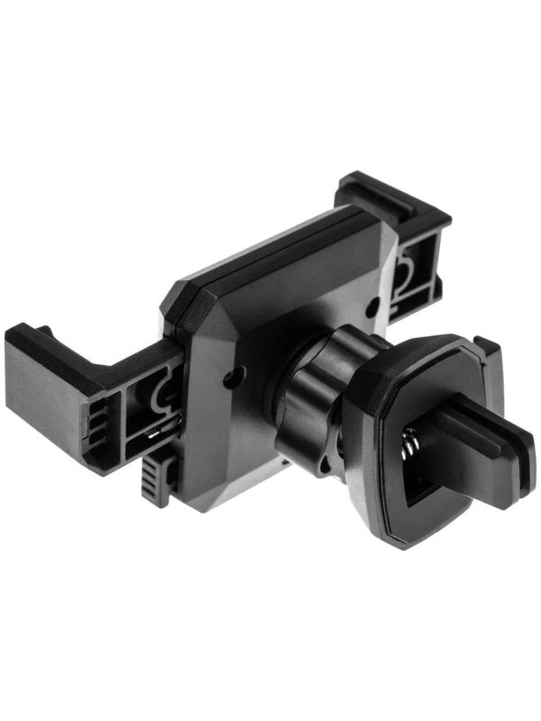 Держатель телефона в дефлектор Cartage, раздвижной 6.5-9 см, черный