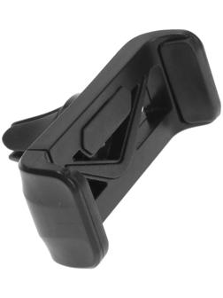 Держатель телефона в дефлектор, раздвижной 6-9 см, черный