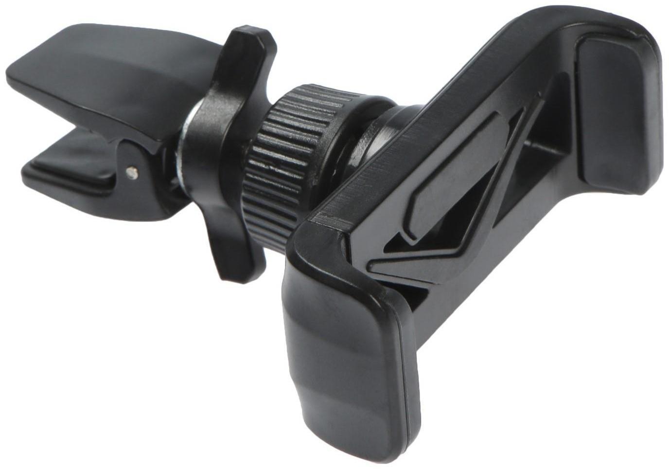 Держатель телефона Cartage в дефлектор, раздвижной 6-9 см, черный