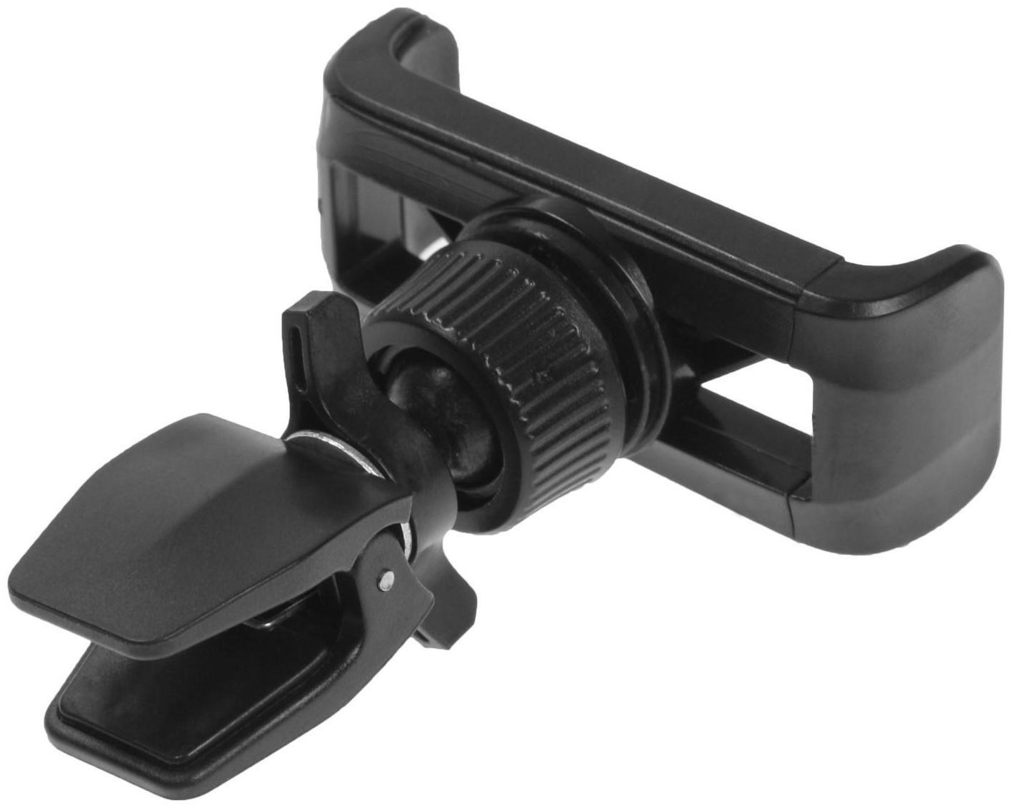 Держатель телефона Cartage в дефлектор, раздвижной 6-9 см, черный