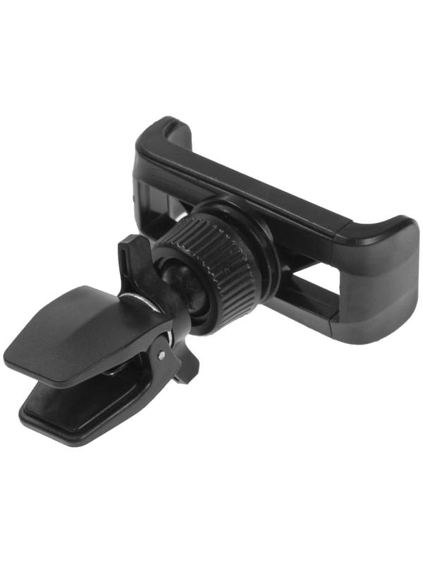 Держатель телефона Cartage в дефлектор, раздвижной 6-9 см, черный