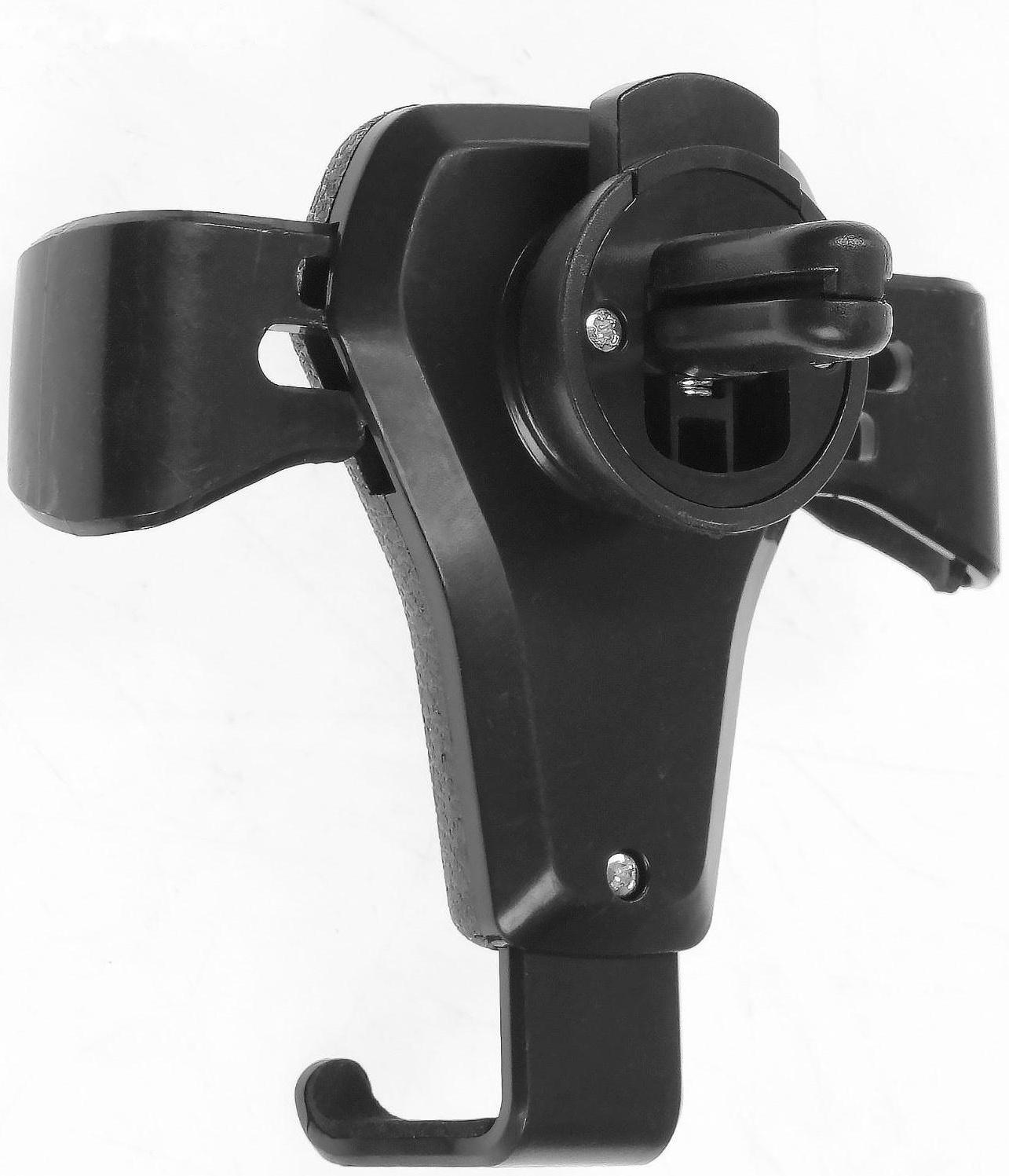 Держатель телефона Cartage в дефлектор, самозажимной захват 6-9.5 см, черный