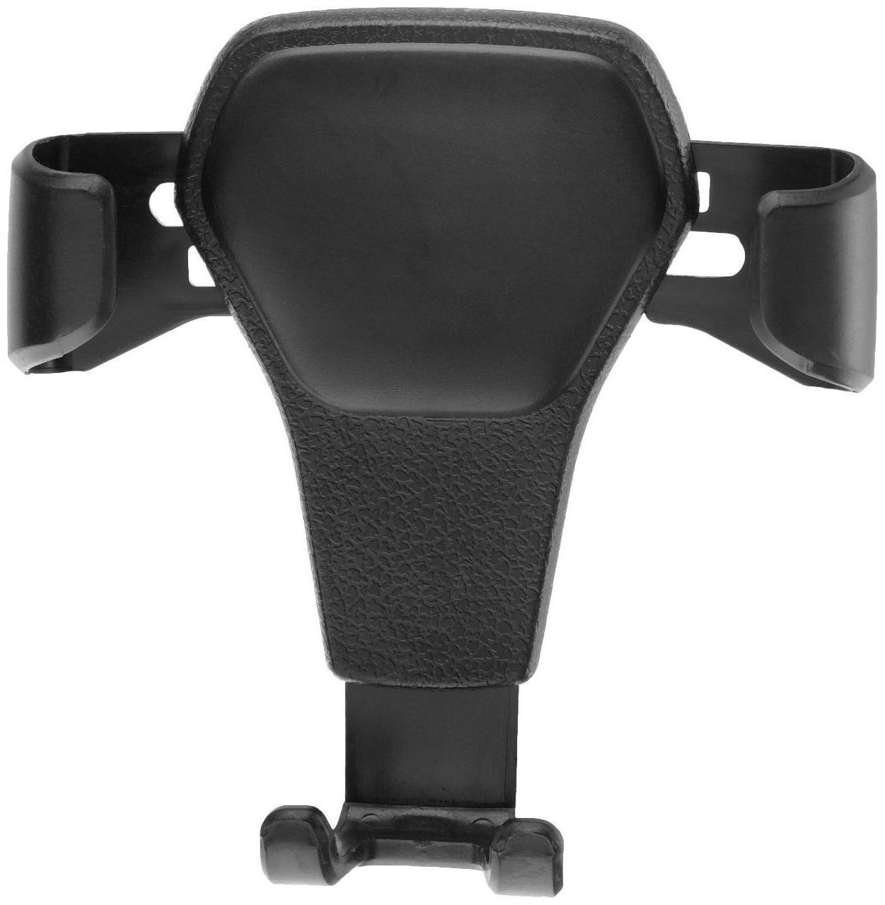 Держатель телефона Cartage в дефлектор, самозажимной захват 6-9.5 см, черный