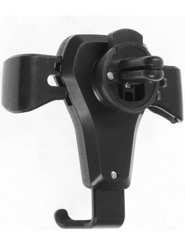 Держатель телефона Cartage в дефлектор, самозажимной захват 6-9.5 см, черный