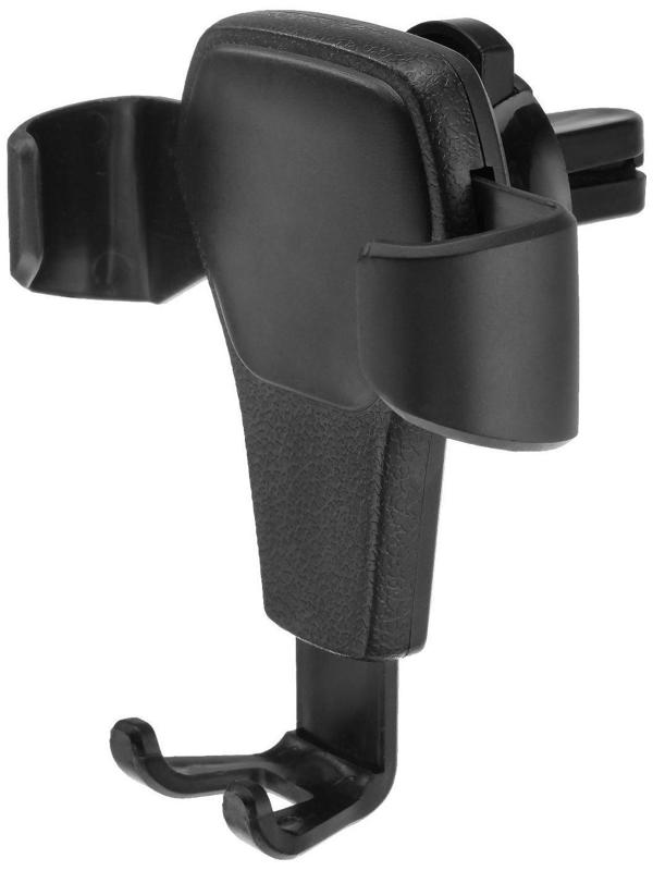 Держатель телефона Cartage в дефлектор, самозажимной захват 6-9.5 см, черный