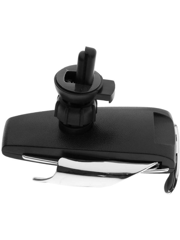 Держатель телефона в дефлектор, беспроводная зарядка, сенсорный захват 6-9.5 см, серебро