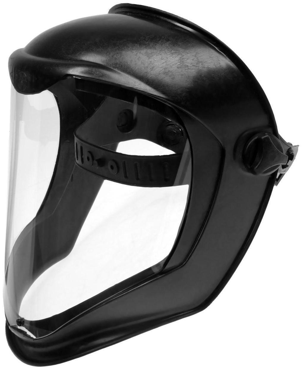 Щиток защитный ТУНДРА, бионик, пластик, храповый механизм