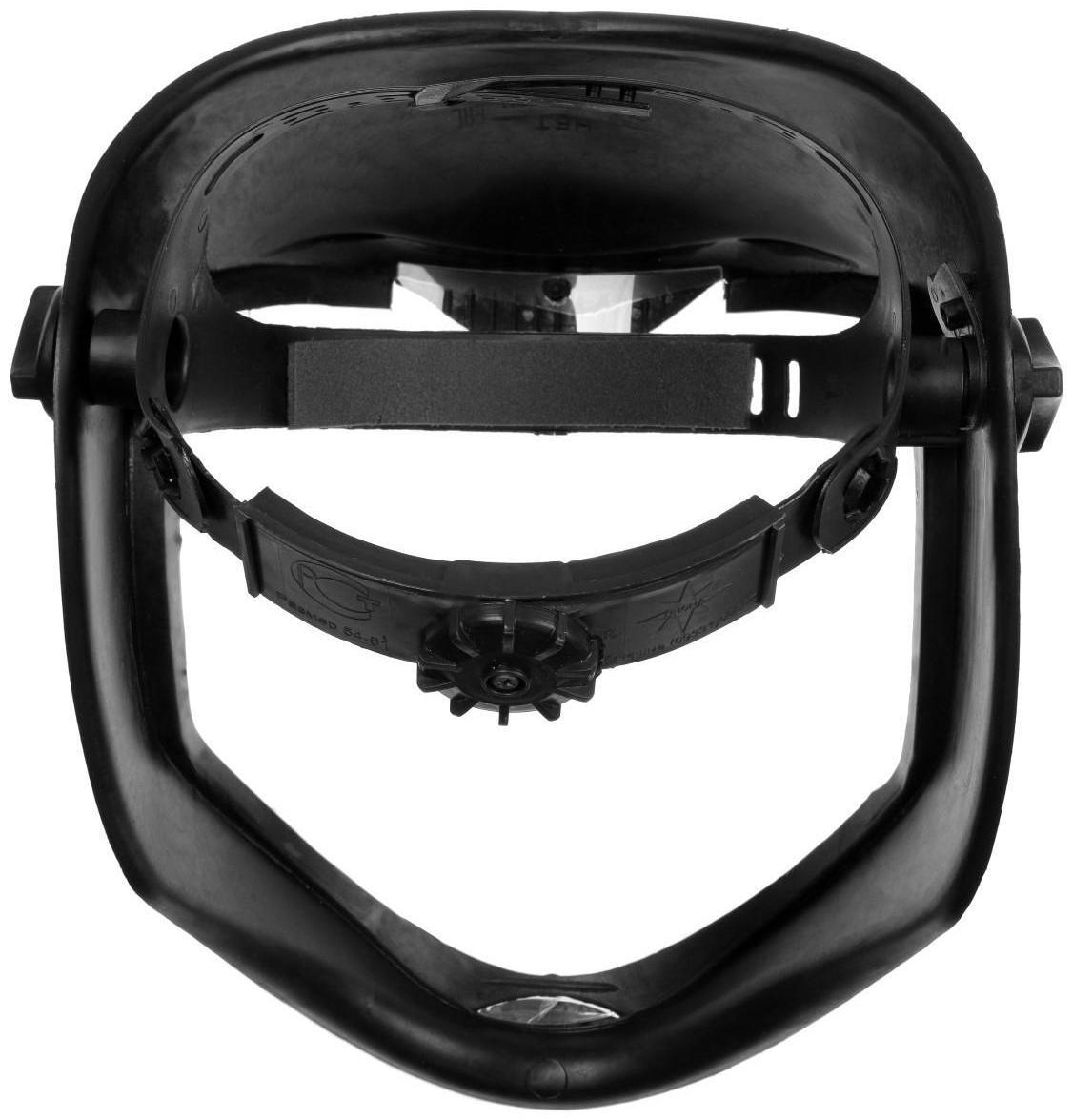 Щиток защитный ТУНДРА, бионик, пластик, храповый механизм