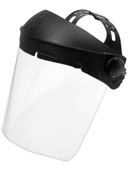 Щиток защитный ТУНДРА, пластик, с храповым механизмом