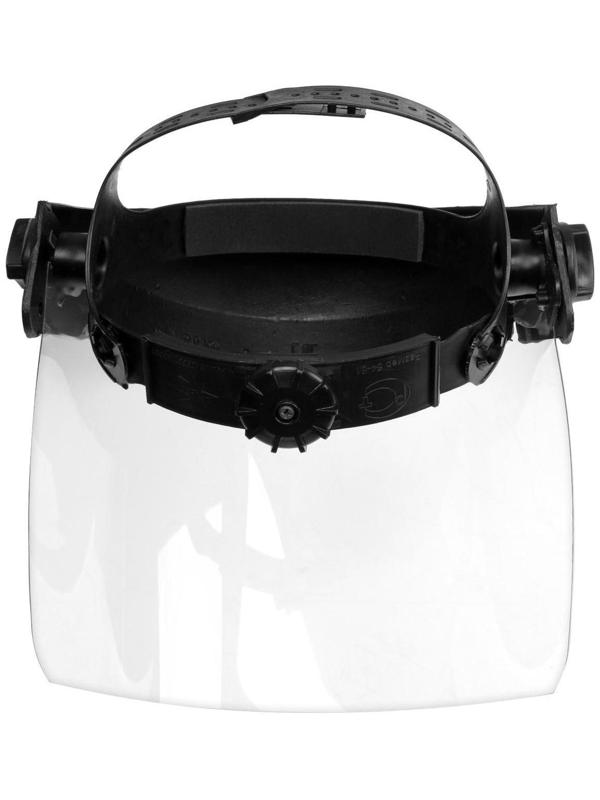 Щиток защитный ТУНДРА, пластик, с храповым механизмом