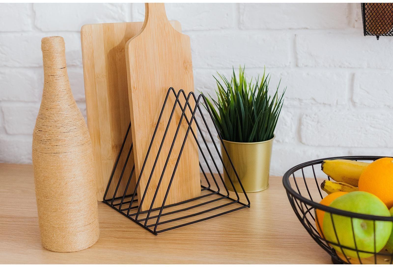 Подставка под разделочные доски Доляна «Лофт», цвет чёрный