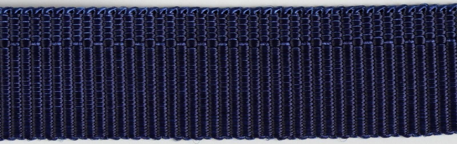 Лента брючная, 15 мм, 25 ± 1 м, цвет тёмно-синий