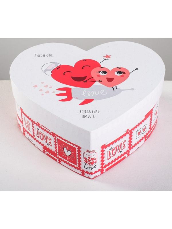 Набор подарочных коробок 3 в 1 «Любовь повсюду», 16 × 14 × 6 см‒22 × 20 × 9 см