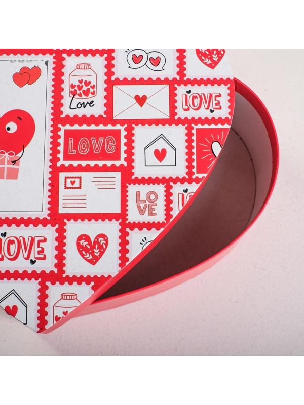 Набор подарочных коробок 3 в 1 «Любовь повсюду», 16 × 14 × 6 см‒22 × 20 × 9 см