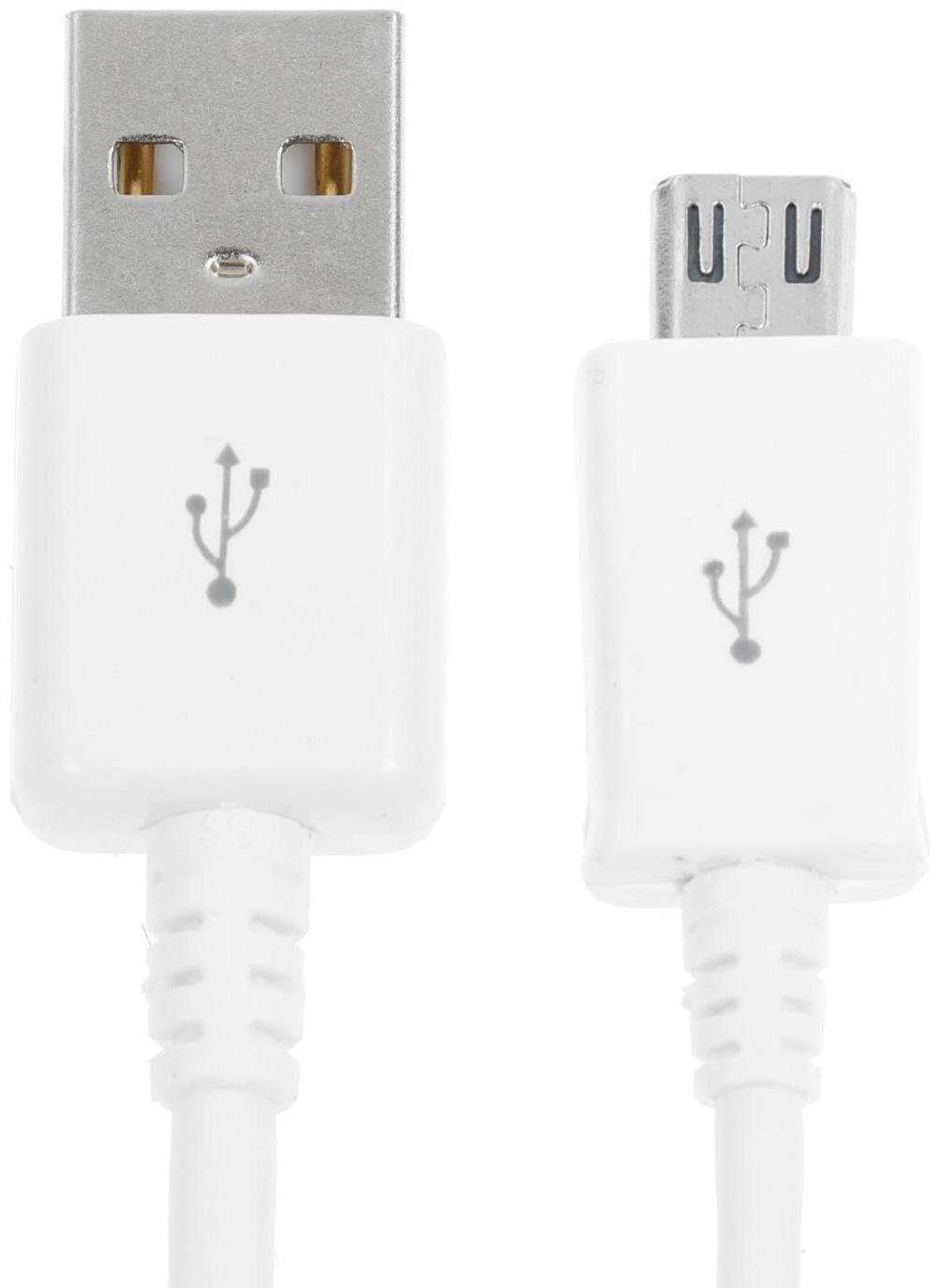 Сетевое зарядное устройство LuazON LCC-97, 1 USB, 2.1 А, 10 Вт, кабель microUSB, белое