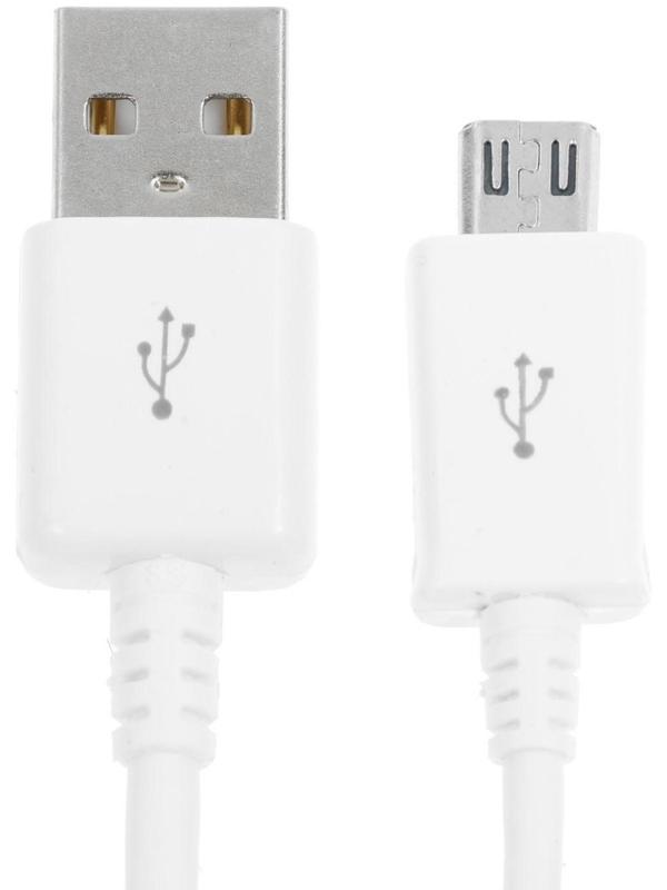 Сетевое зарядное устройство LuazON LCC-97, 1 USB, 2.1 А, 10 Вт, кабель microUSB, белое