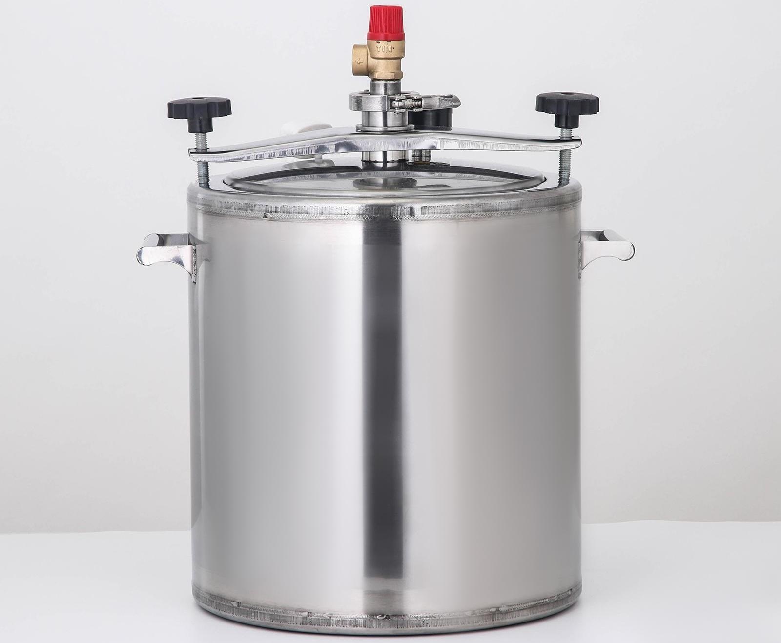 Автоклав-стерилизатор «Малиновка», 26 л (d=31,7см), 2 поколения 2 в 1