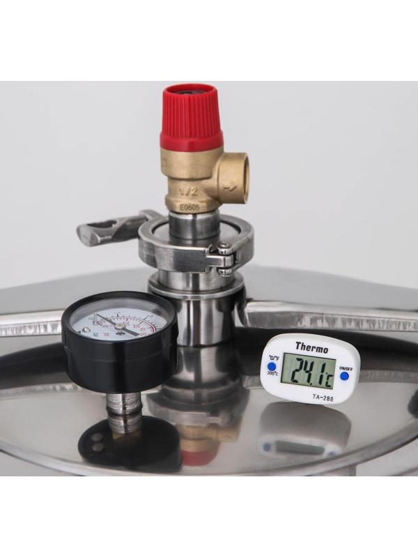 Автоклав-стерилизатор «Малиновка», 26 л (d=31,7см), 2 поколения 2 в 1