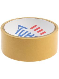 Лента двусторонняя ТУНДРА, клейкая, полипропиленовая, белая основа, 90 мкм, 36 мм х 5 м