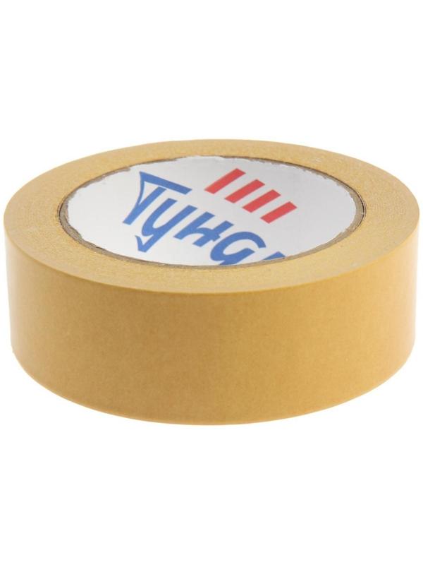 Лента двусторонняя ТУНДРА, клейкая, полипропиленовая, белая основа, 90 мкм, 36 мм х 25 м