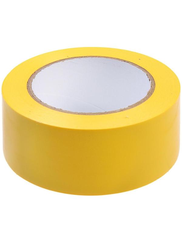 Лента разметочная ТУНДРА, клейкая, жёлтая, 150 мкм, 48 мм х 33 м