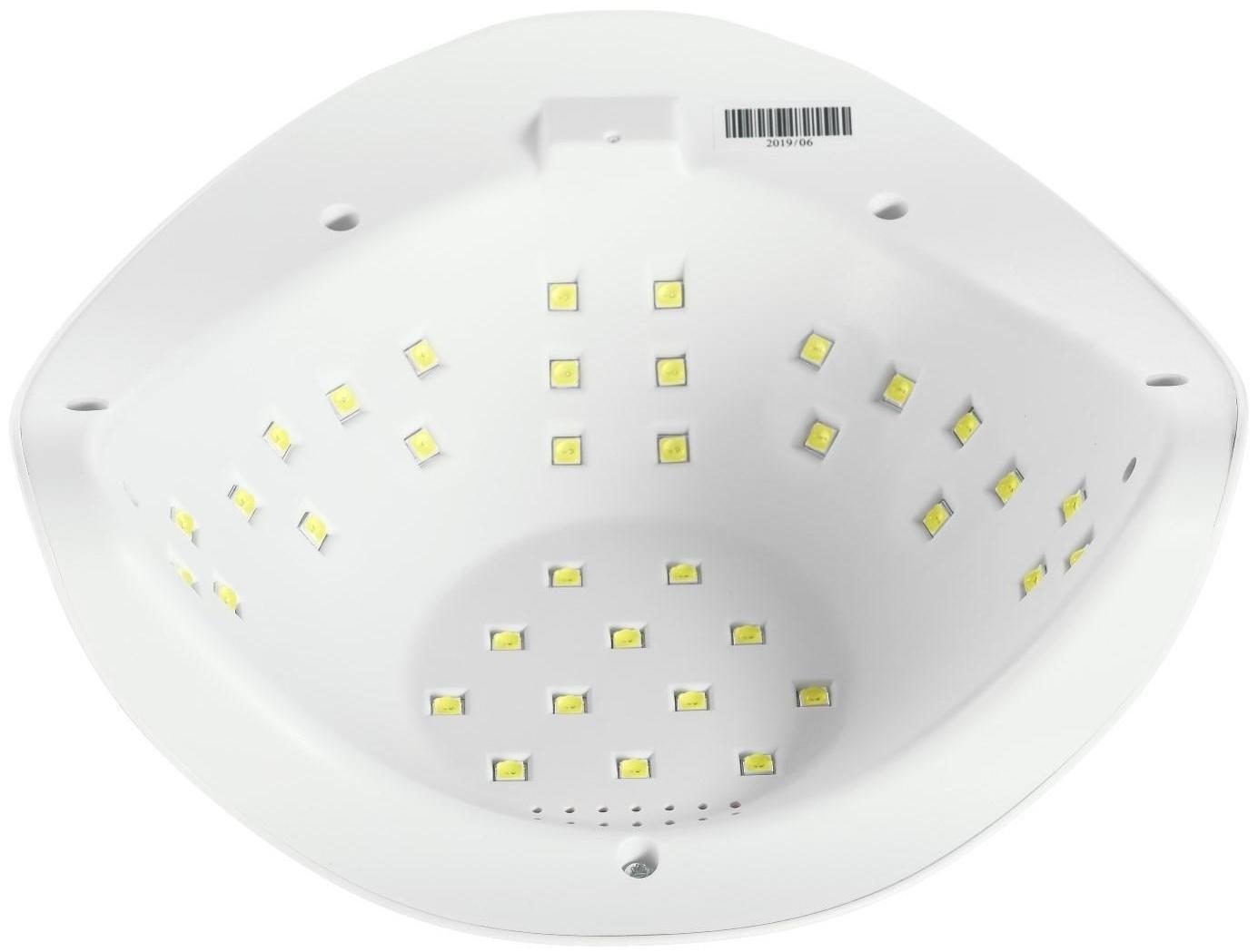 Лампа для гель-лака JessNail SUN X, UV/LED, 54 Вт, 36 таймер, таймер 10/30/60 сек, белая