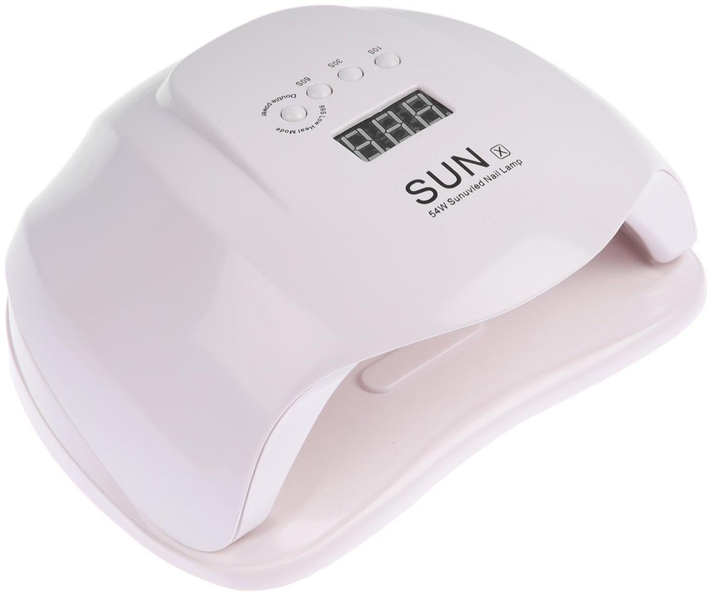 Лампа для гель-лака JessNail SUN X, UV/LED, 54 Вт, 36 таймер, таймер 10/30/60 сек, белая