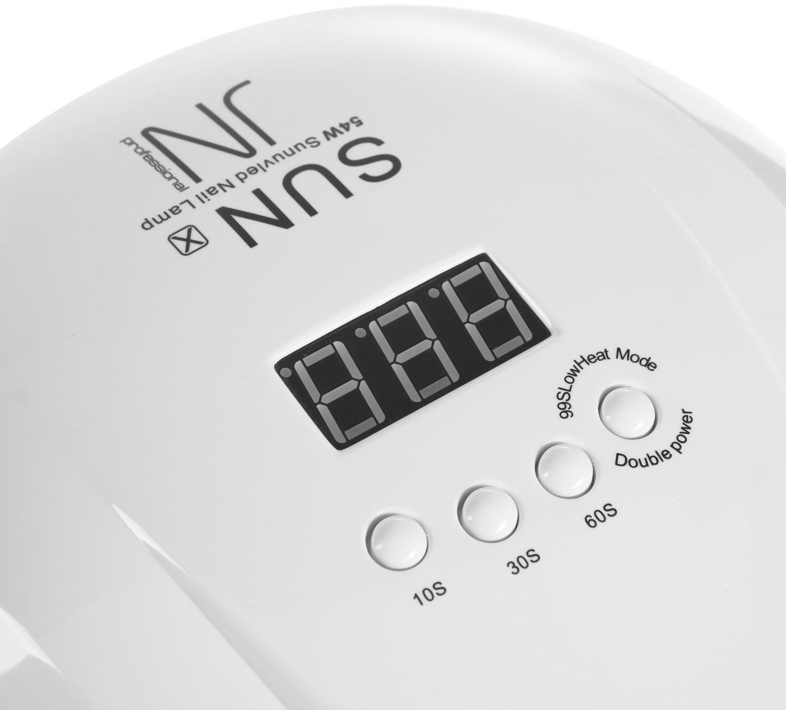 Лампа для гель-лака JessNail SUN X, UV/LED, 54 Вт, 36 таймер, таймер 10/30/60 сек, белая