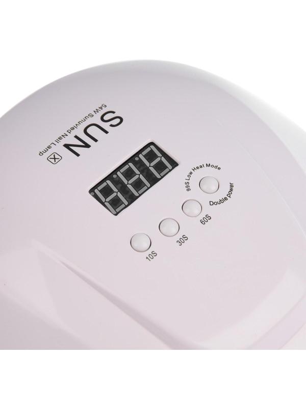 Лампа для гель-лака JessNail SUN X, UV/LED, 54 Вт, 36 таймер, таймер 10/30/60 сек, белая