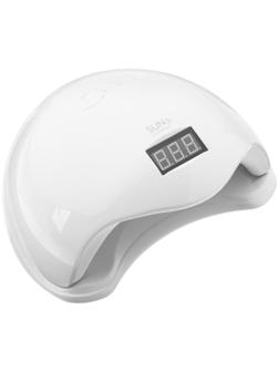 Лампа для гель-лака JessNail SUN 5, UV/LED, 48 Вт, 24 диода, таймер 10/30/60 сек, белая