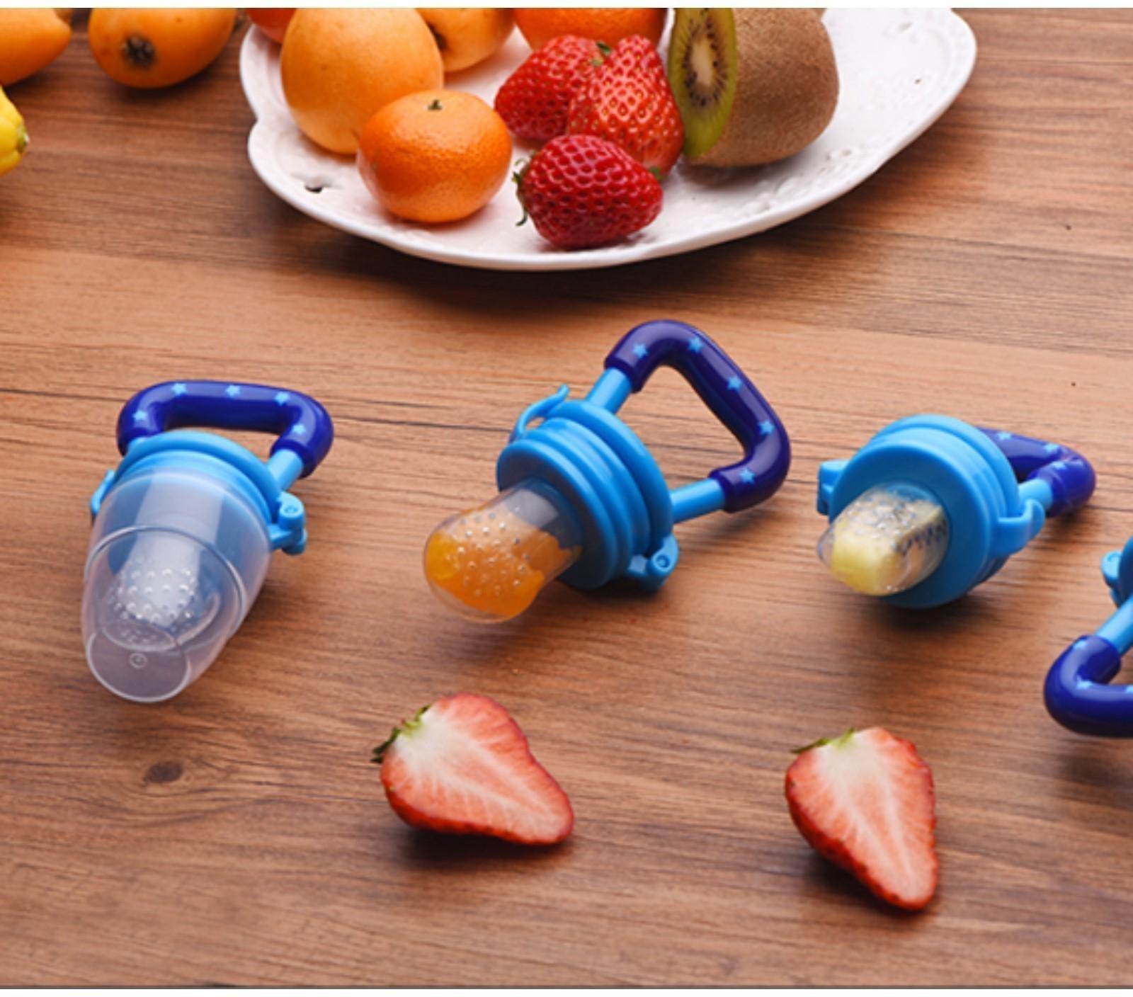 Ниблер с силиконовыми сеточками, размеры S, M, L, в футляре, цвет голубой