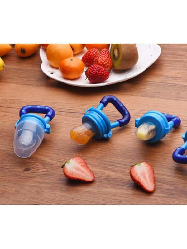 Ниблер с силиконовыми сеточками, размеры S, M, L, в футляре, цвет голубой