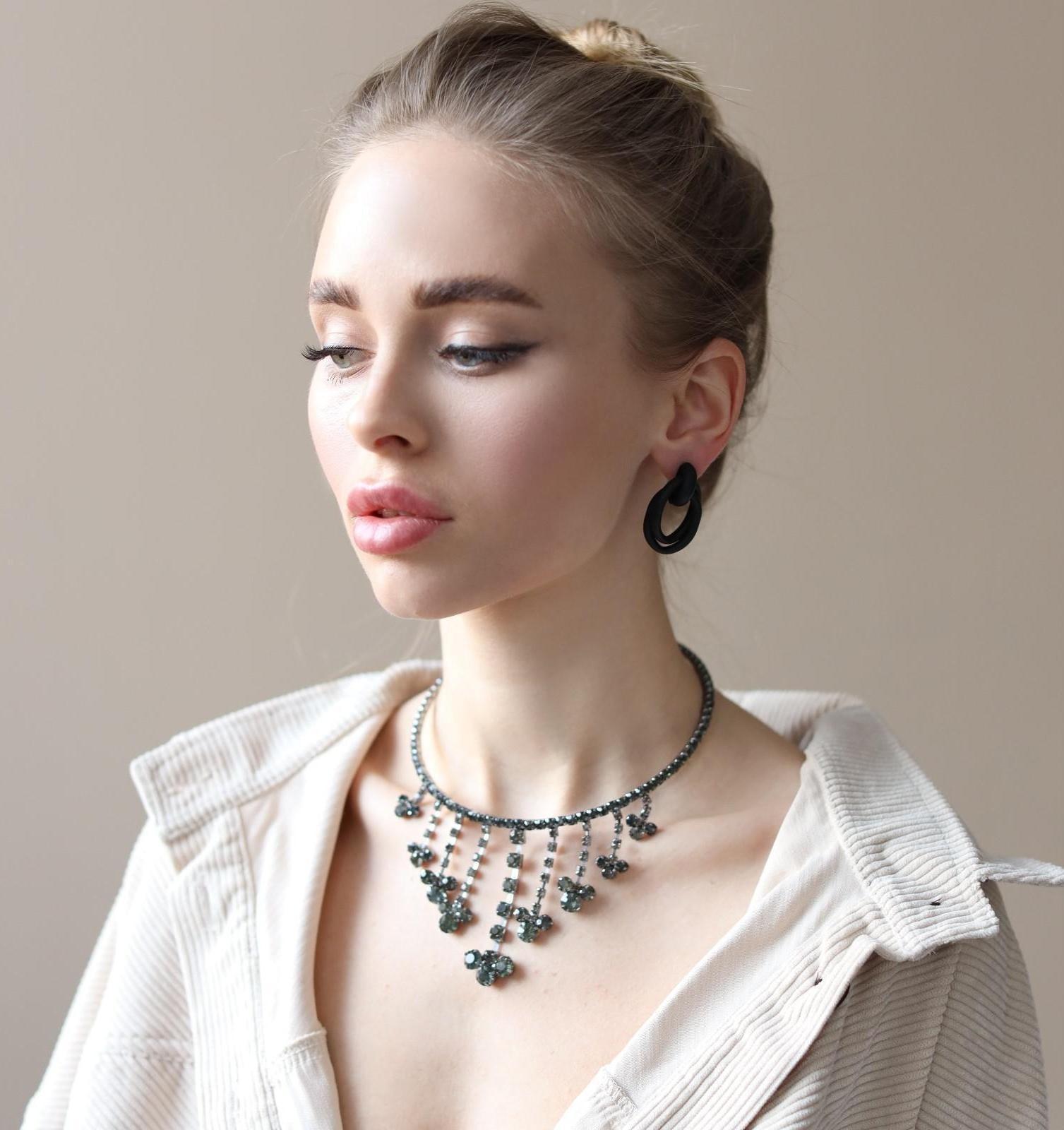 Серьги металл 