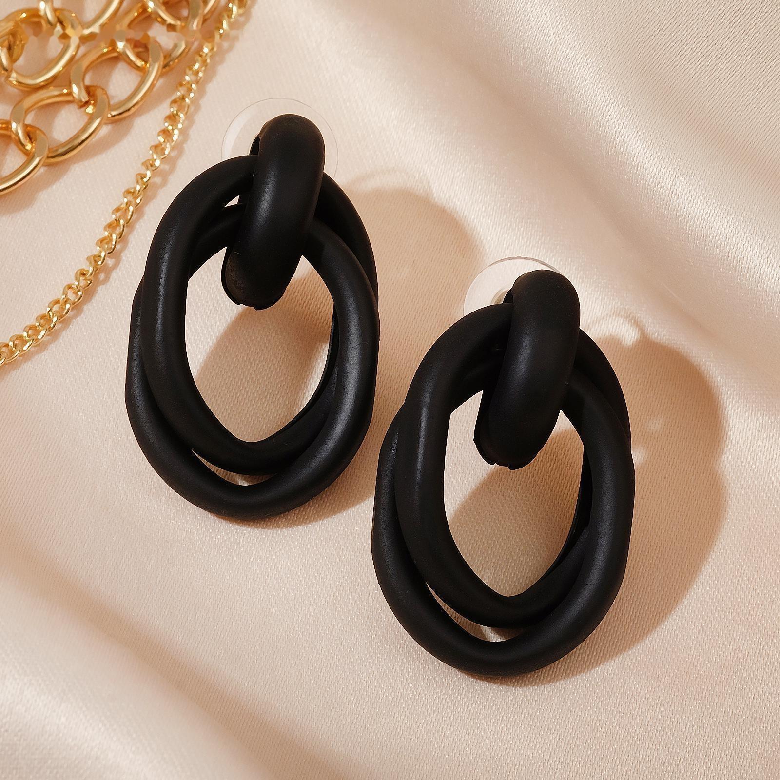 Серьги металл 